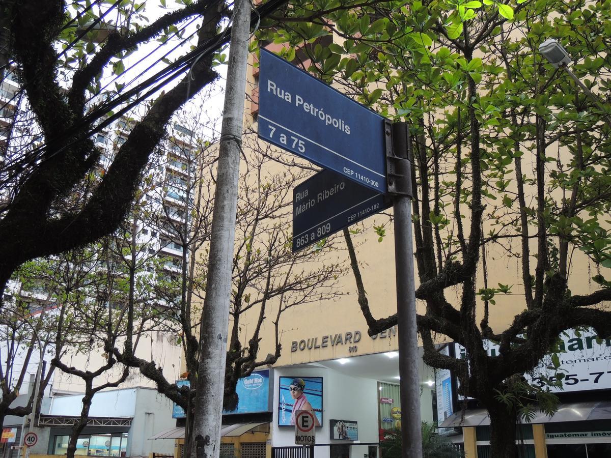 Flat Pitangueiras Boulevard Center Guarujá Esterno foto
