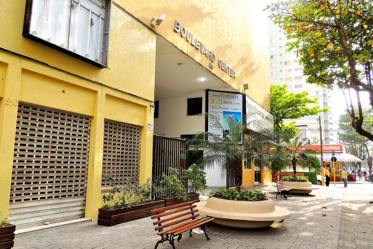Flat Pitangueiras Boulevard Center Guarujá Esterno foto